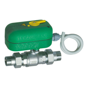 Кран шаровой 2-х ход., с сервоприводом и ручной деблокировкой 24В, 1 1/4", НР