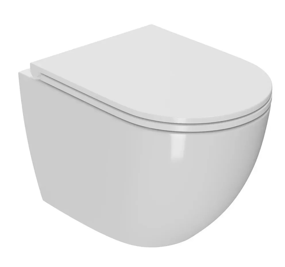 TCP CONNECT 2231100 FLOW50 Унитаз подвесной, смыв TORNADO 3.0, сиденье с крышкой из дюропласта с механизмом SOFT CLOSE