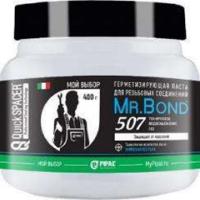 Mr.Bond 5050700400QS 507 Паста герметезирующая для пропитки льна. банка 400г