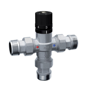 FAR FA 3956 34VR  Термосмеситель с обратклапанами, 3/4" американки