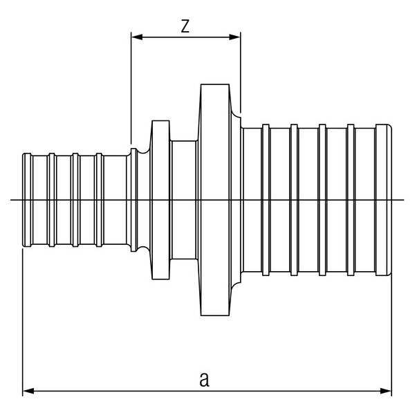 РЕХАУ 13777201001 RAUTITAN PLATINUM RX Муфта соединительная переходная 25-20 PLATINUM, бронза