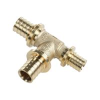 РЕХАУ 11080711001 RAUTITAN MX Тройник с уменьшенным торцевым проходом 20-20-16, DZR латунь