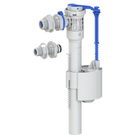 KK-POL 350/ZN3/092-00-T1  Заливной механизм, боковой подвод воды 3/8 и 1/2, штуцер пластик
