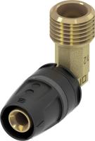 TECE 8610302 TECElogo Уголок соединительный с ниппелем 90* 16  х 1/2", латунь