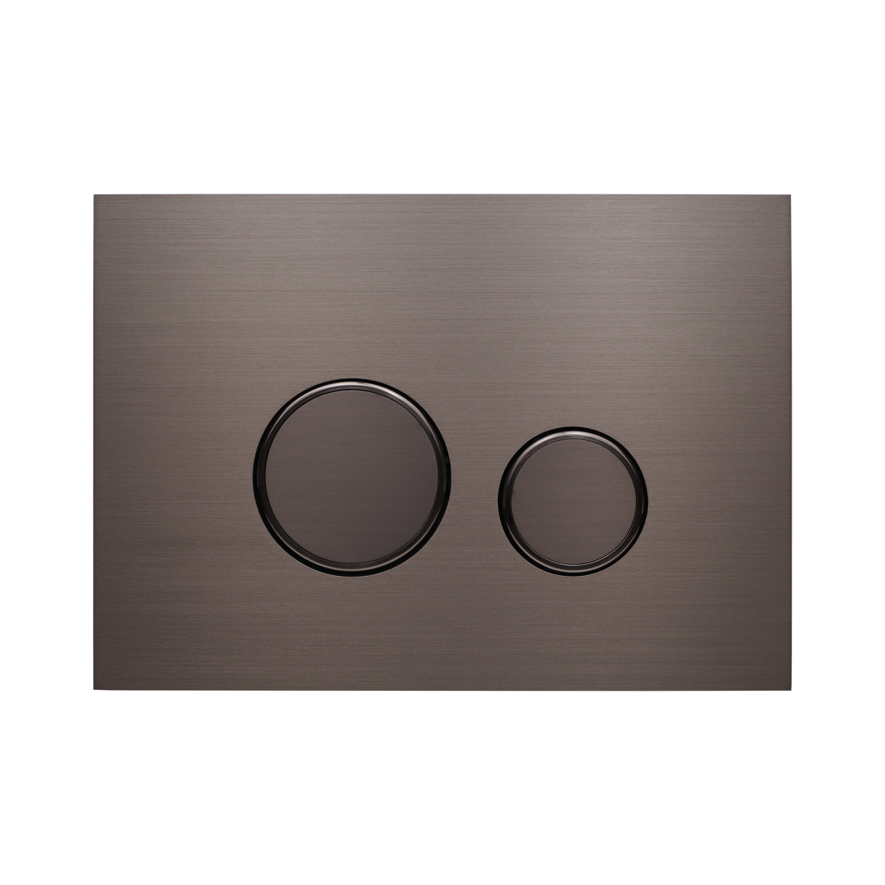 KK-POL 350/AFS/058-00-00 AQUAFIORI SFERA Металлическая панель смыва для инсталляции, PVD, цвет оружейная сталь