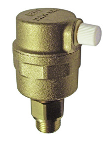 FAR FA 2041 12 GAISER Воздухоотводчик GAISER 1/2", НР, автоматический, прямой, с боковым выпуском, с обратным клапаном, латунный