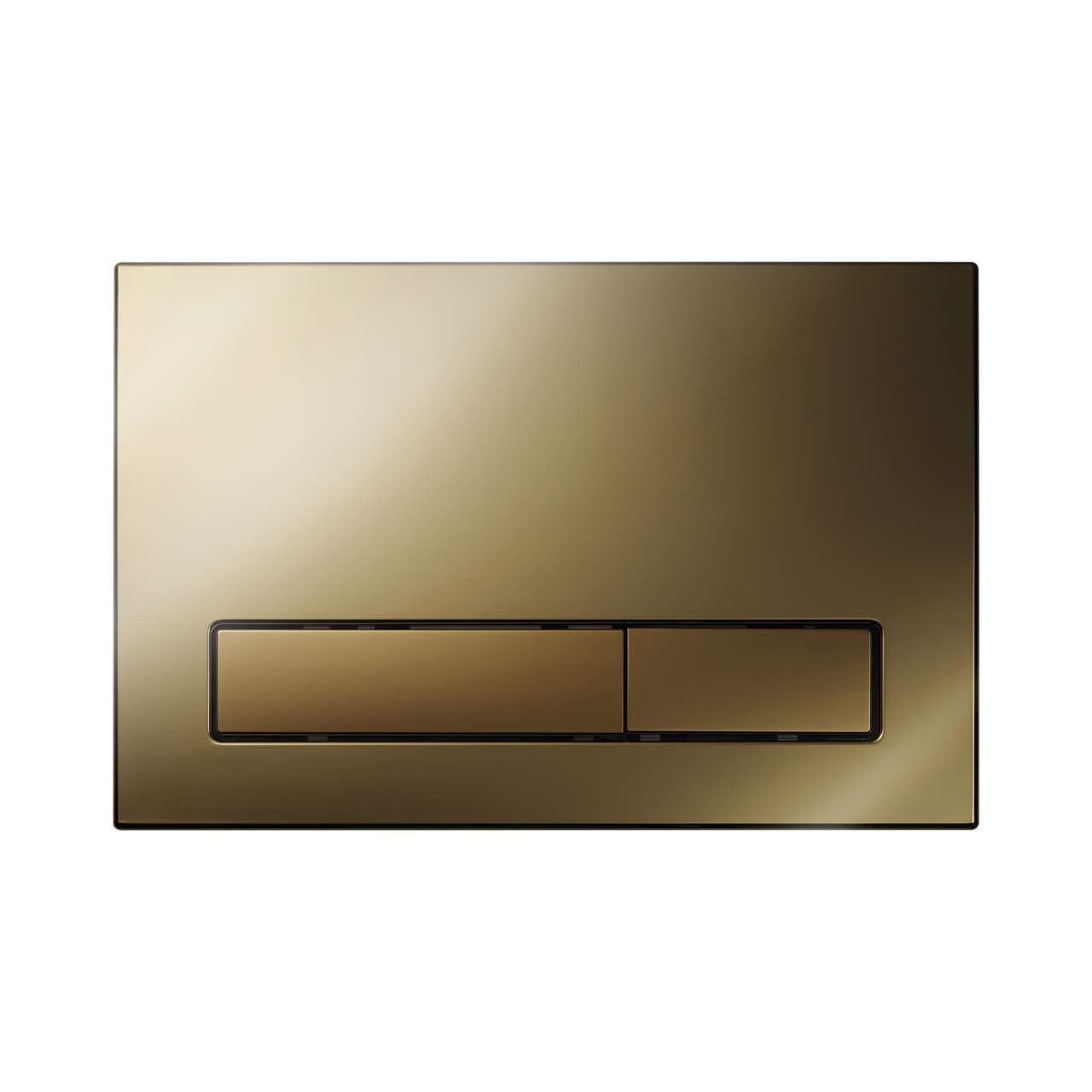 KK-POL 350/PPZ/043-00-00 M16 Пластиковая панель смыва для инсталляции, цвет бронзовое золото глянец