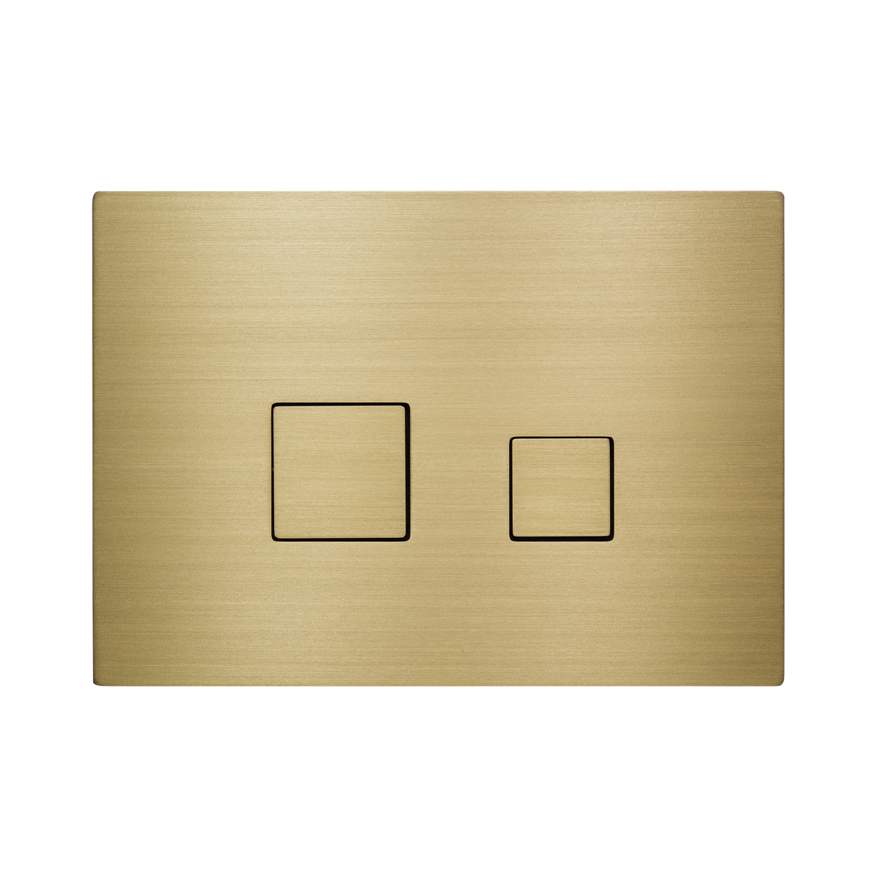 KK-POL 350/AFC/023-00-01 AQUAFIORI CUBUS Металлическая панель смыва для инсталляции, PVD, цвет золото матовое, AF