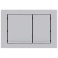 KK-POL 350/PPS/029-00-00(SPP/029/0/K) M06 Пластиковая панель смыва для инсталляции, цвет хром сатин