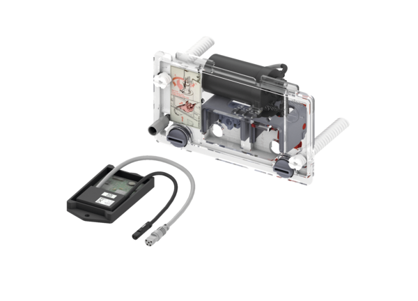 TECE 9240355 TECEplanus Механизм дистанционной активации смыва унитаза для поручней, питание от сети 12 В