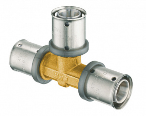 Пресс-тройник 16х2, латунь (аналог 59081601) FAR