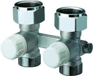 Узел Н-образный, для стальных панельных радиаторов, М24х19, прямой FAR