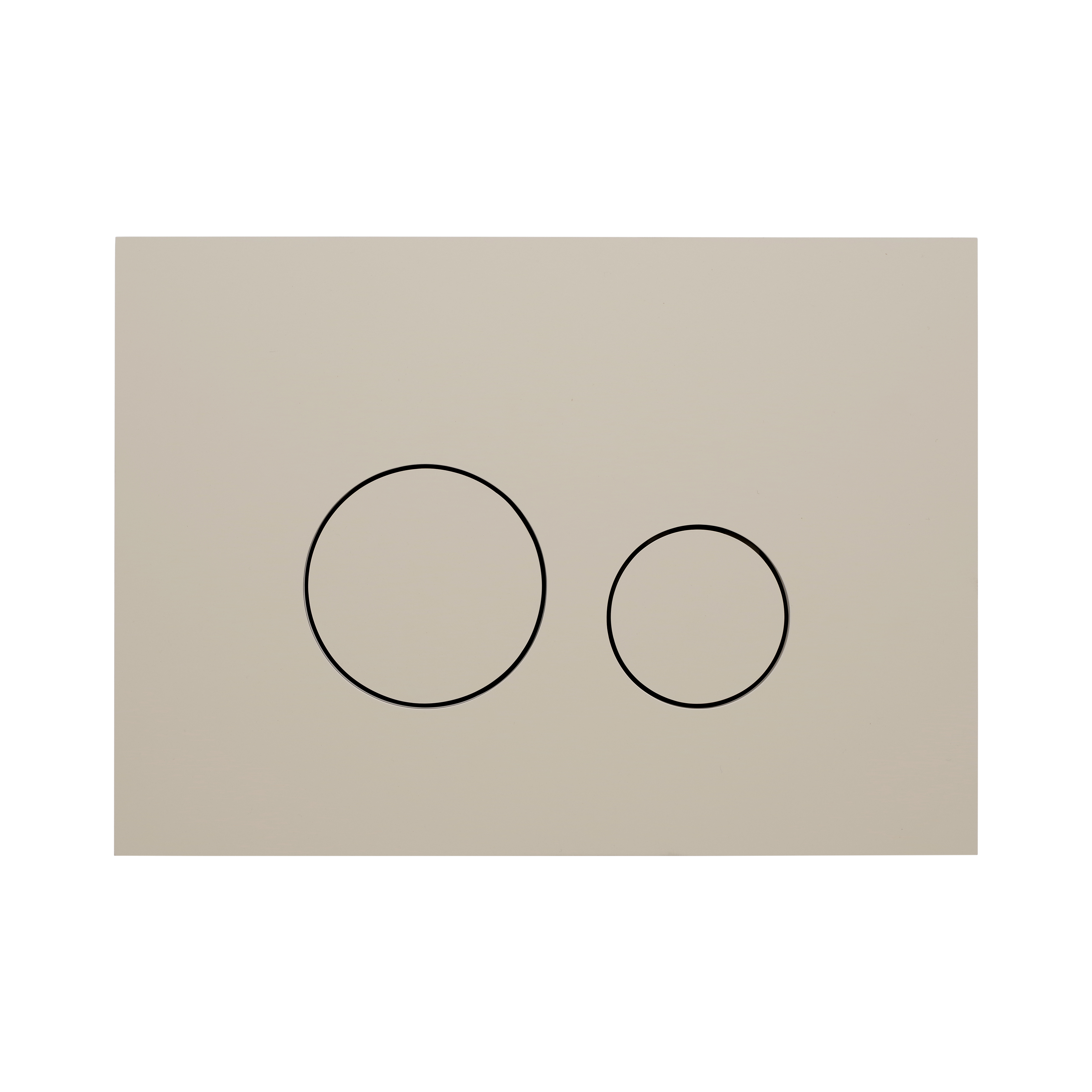 KK-POL 350/PPX/005-00-00 MITIS GRANDE ORBIS Пластиковая панель смыва для инсталляции с покрытием FENIX-NTM, цвет чёрный матовый